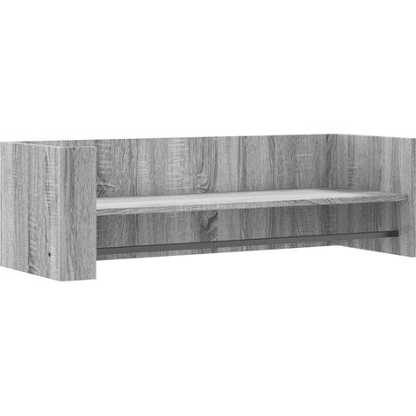 Maison Exclusive - Wandregal Grau Sonoma 100x35x30,5 cm Holzwerks