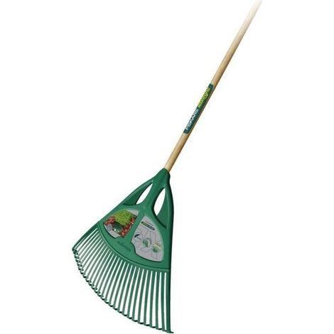 Balai à gazon/feuilles en plastique XL 27 dentes x 65 cm - LEBORGNE