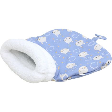 Sac de couchage pour petits chiens et chats, Sac de couchage pour animaux de compagnie pour le temps froid, Lit de chat portable (1/5)