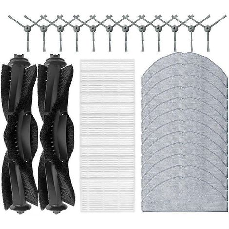 Pour ILIFE V20 / Vyzzle D10 / Laresar L10 / Lydsto R1D Edge / Roidmi Eve Rook S - Pièces détachées : Brosse latérale principale, filtre, balai-serpillère (1/5)