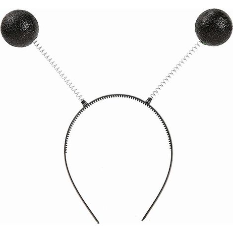 Copricapo a forma di antenna, perfetto per balli di fine anno e compleanni, con fasce per capelli divertenti. Copricapo a forma di antenna aliena, colore argento. (1/5)