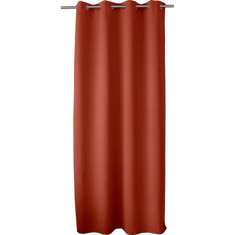 Homemaison – Rideau occultant 140 x 240 cm – 100% polyester – Masquage lumière 95% – 8 œillets métal chromé pour installation facile (1/4)