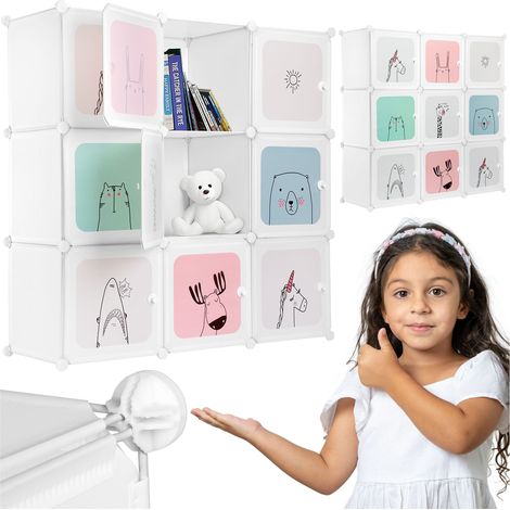 Mobiletto modulare per bambini ESLA con 9 ripiani (1/5)