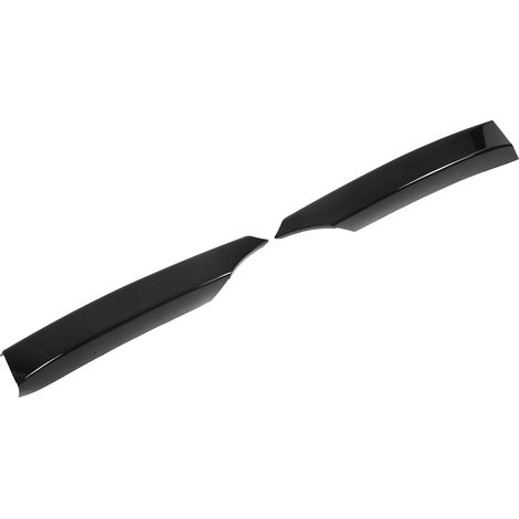 2 pièces Spoiler de pare-chocs avant noir brillant gauche et droit pour BMW Série 1 E82 E88 M‑Tech 2008‑2013 (1/5)