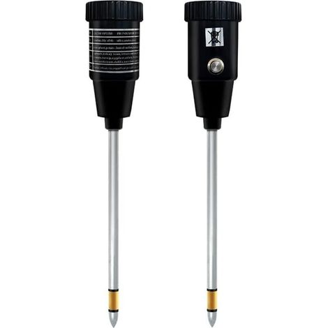 (26×5×5cm) Boden-pH- und Feuchtigkeitsmessgerät, 2-in-1 hochpräzises, empfindliches Boden-pH-Testgerät und Hygrometer mit rostfreier Metallsonde