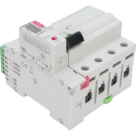 Interruttore automatico autoricondensatore tipo A 4P - display digitale - RCD/RCCB 40A (1/5)