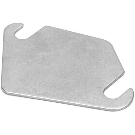 Plaque EGR, Plaque de Soupape EGR de Voiture, Joint EGR en Acier Inoxydable, Plaque de Bloc EGR, Plaque D'obturation EGR pour Moteurs 1.4 1.6 (Sans trou)..DEBUNS (1/5)