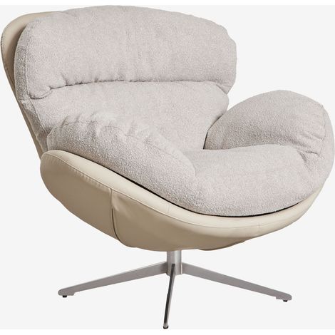 SKLUM 2er-Pack Drehsessel aus Bouclé-Stoff Amanda                                    (1/5)