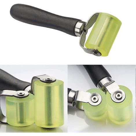 Application d'insonorisant pour voiture, rouleau à roulettes, rouleau pour joints de papier peint insonorisant pour voiture (noir, (1/4)