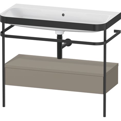Set Duravit Happy D.2 Plus con consola metálica y cajón,