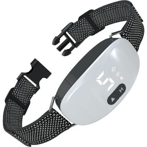 Collier Vibrant-Conformes à La Nouvelle Loi 2023-Collier Anti Aboiement, sans Choc Statique avec 8 Niveaux de Sensibilité Réglables, 8 Niveaux et 3 Mode Sonore, Vibration et Forte Vibration (1/5)