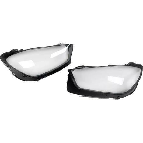 Cubiertas para lentes de faros delanteros, material de policarbonato, color de lente transparente, par (1/2)