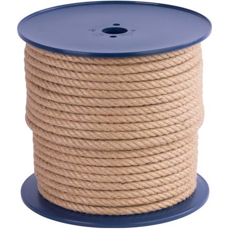 Seil Strend Pro Premium, Jute, natürlich, 12 mm, gedreht, L-100 m