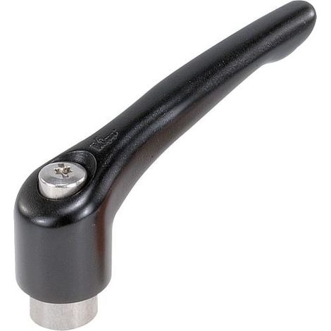 Levier de serrage avec Filetagefemelle M 6 Niro