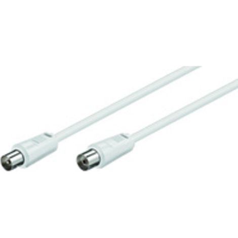 Cavo coassiale MicroConnect MF 1,5 m bianco 75 Ohm (1/5)