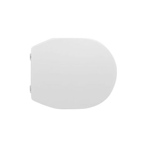 Abattant WC pour WC Ideal Standard Connect Abattant WC 42 x 36 cm avec charnie'res fixes et sie'ge en fonte de bois