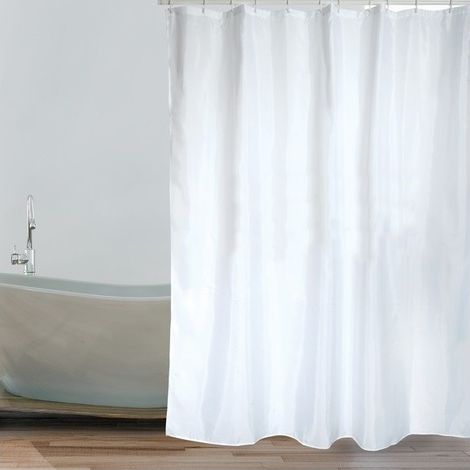 Rideau de douche PEVA SNOW 140x180cm QUALITE PREMIUM Blanc MSV