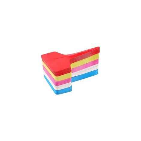 100 Pieces Marqueurs et étiquettes de Plantes en Plastique de Type T, 6 10 cm étiquettes de Jardin colorées imperméables réutilisables(Multicolores) (1/5)