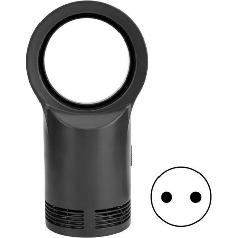 400w electric heater mini household leafless heater desktop petit portable warmer pour office bedroomblack eu prise 220v (1/5)