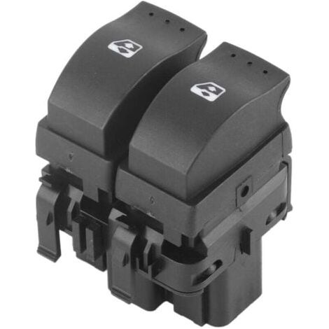 Compatible 10-Pin Window Regulator Button Switch, Electric Window Control Double Button for Clio II 2 8200 060 045, TRIMEC (1/5)