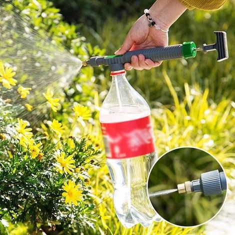 Pulverizador de alta presión, Chorro de agua, Limpiador de alta presión, Pulverizador de agua, Botella de PET, Pistola de alta presión, Boquilla (1/5)