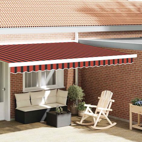 Valance de toldo Multicolor 4.3 x 0.2 m Lona