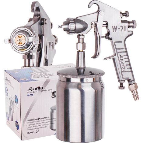 Pistola a spruzzo Auarita, serbatoio inferiore 600 ml, ugello 1,3 mm (1/5)