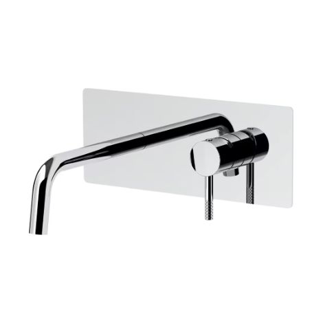 Set esterno per miscelatore incasso lavabo, bocca 123mm. Paffoni serie Jolly JLBOX104CR Cromato (1/2)