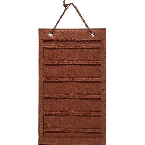Porte-nœuds pour cheveux avec grande capacité Pinces à cheveux Cintre de rangement Cheveux Café (1/5)