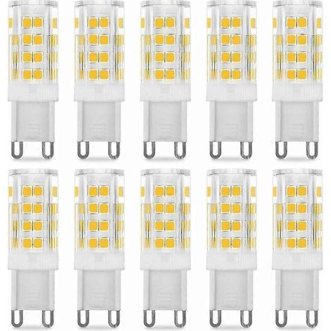 G9 5W LED-Lampe, warmweiß 3000K, 10er-Pack, 360° Abstrahlwinkel (1/5)