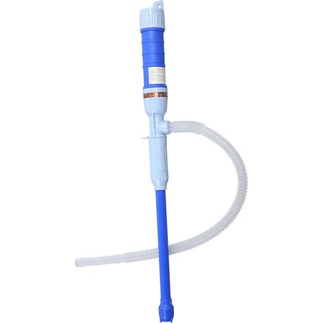 Pompe de Transfert de Liquide électrique sans Fil, Pompe de Transfert de Carburant avec Tuyau de 16 Pouces pour (Bleu) (1/5)