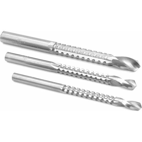 Jeu de 3 forets à fraiser de 5, 6 et 8 mm