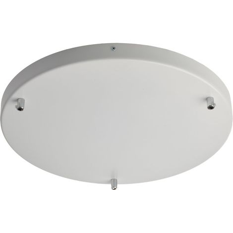 Rosone Rosone multicavo in ferro bianco d. 40 con 3 fori H.3 Ø40 BL290-PL3-DM40-BCO