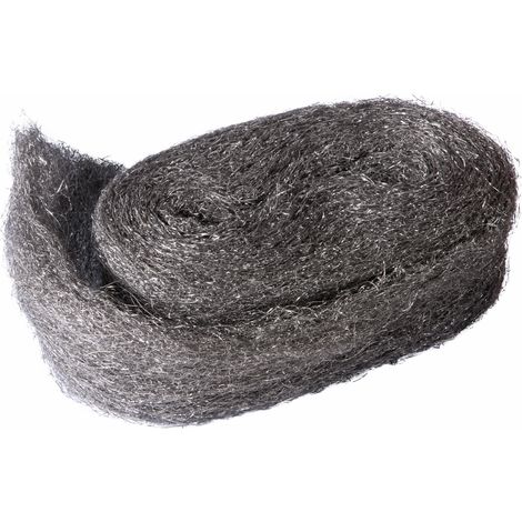 CONNEX Stahlwolle Feinheistgrad grob, 200 g grau