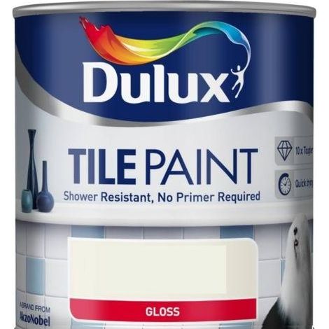 Dulux Tile Paint - 600ml - Pure Brilliant White
