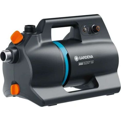 Gardena – Pompe de surface sans fil 18V – Débit 3000 l/h – Hauteur de refoulement 30 m – Idéale pour espaces confinés (1/4)