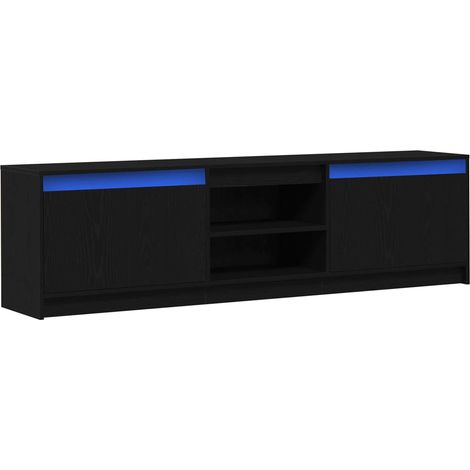 Maison Exclusive - TV-Einheiten 2 pcs Schwarz 180 x 34 x 50 cm Ho