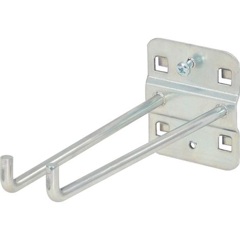 KS Tools 860.0819 Supporto p.utensili a gancio doppio c.estremità piegate a 90°,15mm