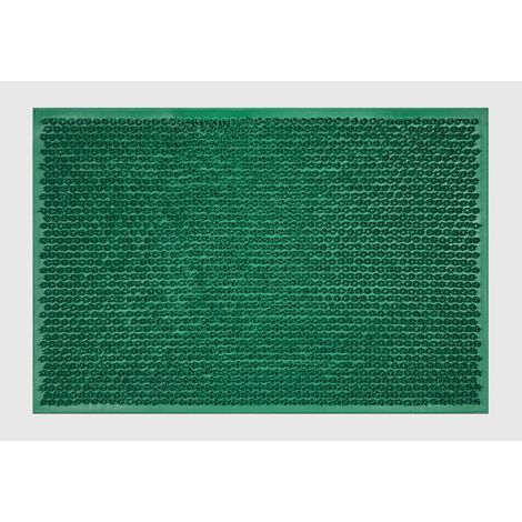 Zerbino In Gomma 40 x 60 Cm Ingresso Antiscivolo Tappeto Rettangolare  Verde
