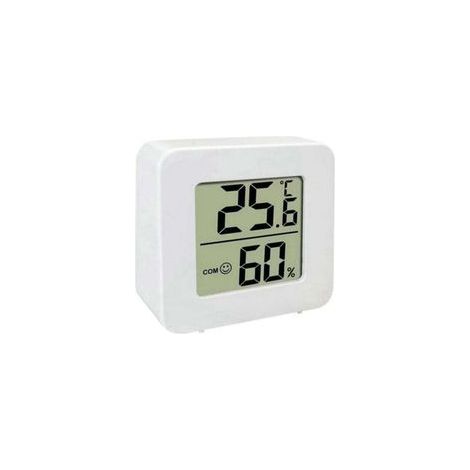 Termómetro higrómetro digital LCD mini para interiores con sensor de temperatura y humedad para el hogar.