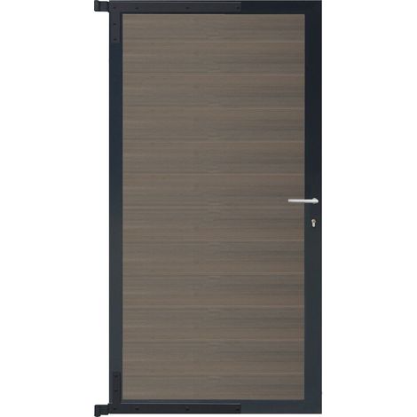 ELSKOP-Tor-Komplettset 90 x 173 cm, Füllung grau