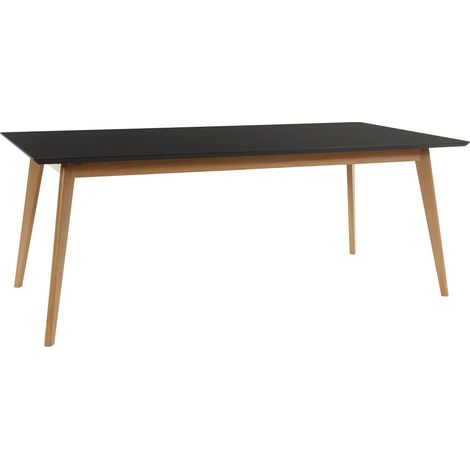 Vista-Table à manger 200 cm en chêne noir (1/4)