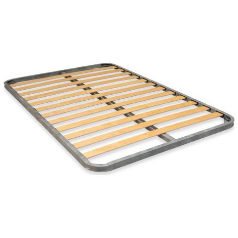 Rete 110X190 cm Da Appoggio Senza Piedi con Rinforzo centrale A Doghe Strette Ortopedica Da Incasso Per Letto Cameretta