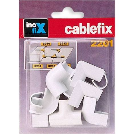 1CF GIUNTI X CANALINA INOFIX ( CONFEZIONE 10PZ) BIANCO