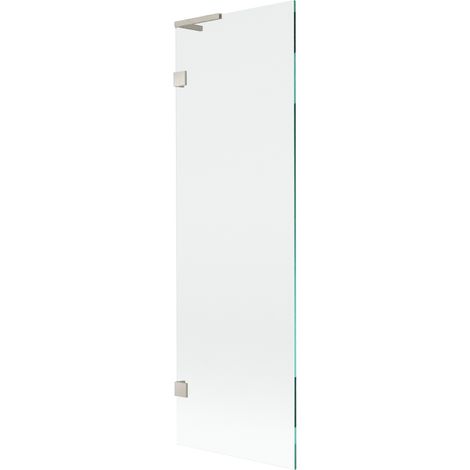 Mexen Lunar L paroi de bain à porte 1 battant 60 x 150 cm, transparent, nickel brossé - 897L-060-000-97-00 (1/5)