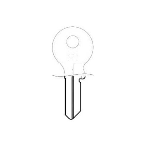 10 x SILCA VI084DZ CHIAVE PROFILO SILKY OTTONE