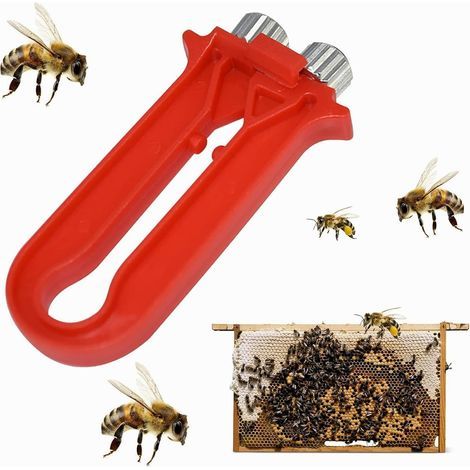 Drahtspannrahmen, Imkereiwerkzeug Drahtspanner, Crimpwerkzeug, Imkereiausrüstung, für Imker, Rot