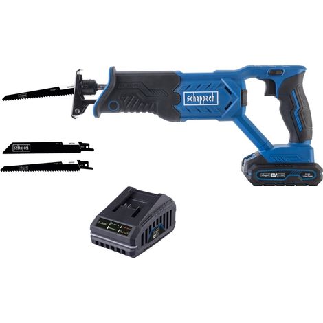 Sierra de sable batería 20V corte 150mm Scheppach set s bc-rs220-x (1/5)