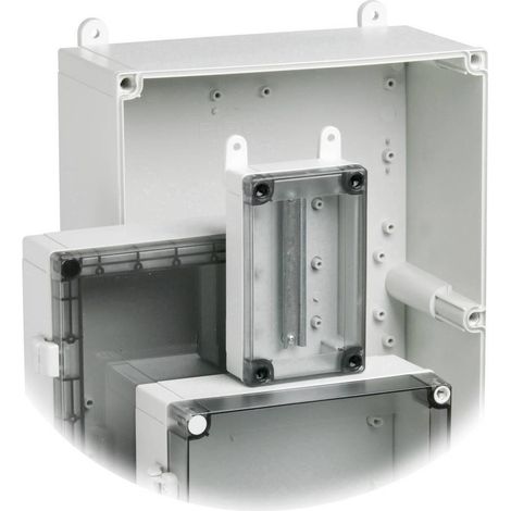 Fibox FP 10674 soporte mural gris ABS montaje