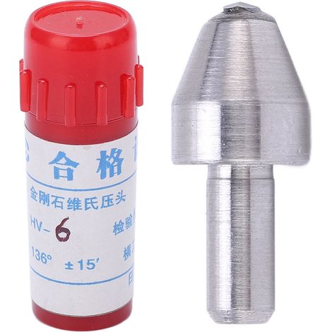 Mini pénétrateur de diamant pour testeur de dureté Vickers, pointu de haute précision avec boîte de rangement (1/5)